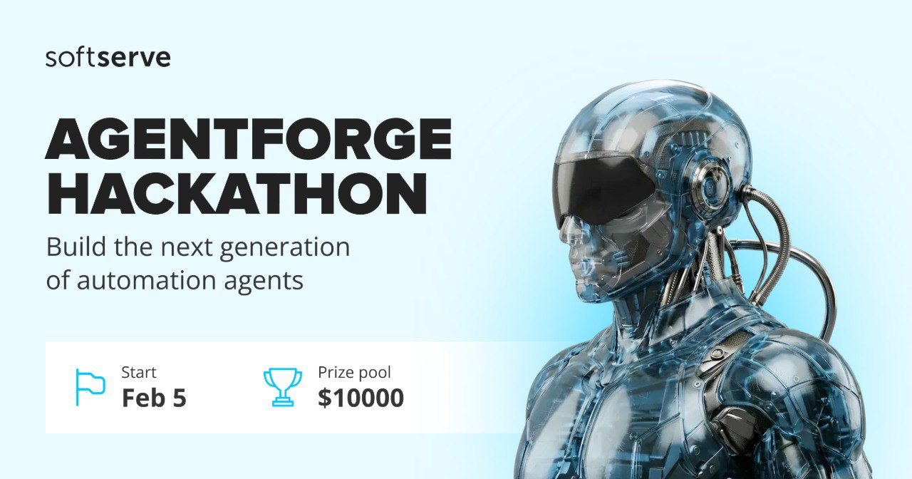 $10 000 за AI-агентів нового покоління: SoftServe запрошує взяти участь в хакатоні